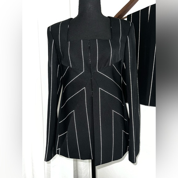Vintage Gianni Versace Flash Stripe Pantsuit - Picture 4 of 6
